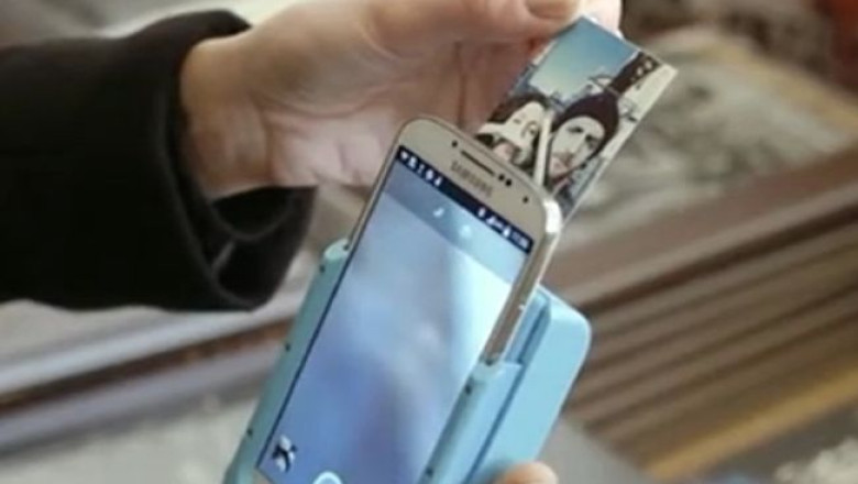 Carcasa de telefon, cu imprimanta inclusa Imagine