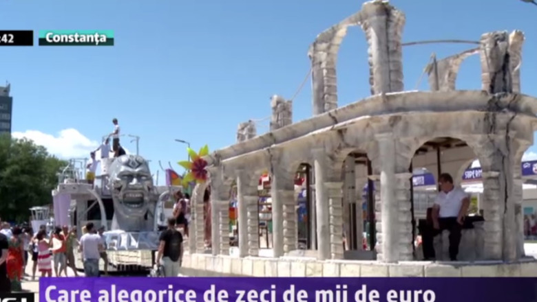 Care alegorice de zeci de mii de euro. Carnavalul din Mamaia este programat sambata Imagine