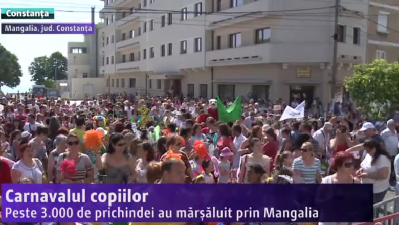 Carnavalul copiilor. Peste 3.000 de prichindei au marsaluit prin Mangalia Imagine