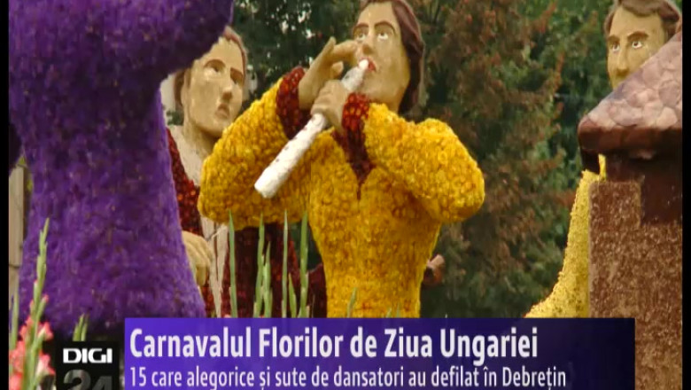 Carnavalul Florilor de Ziua Ungariei, la Debretin Imagine