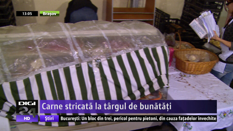 Carne stricata la targul de bunatati Imagine