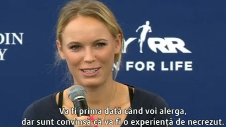Caroline Wozniacki va alerga, in premiera, la Maratonul de la New York Imagine