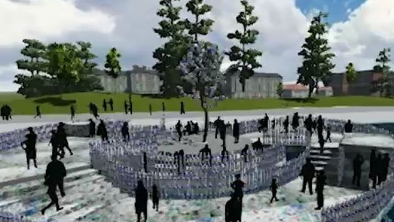 Cartea Recordurilor, tintita cu PET-uri. Pod peste Bega, realizat aproape integral din astfel de recipiente Imagine