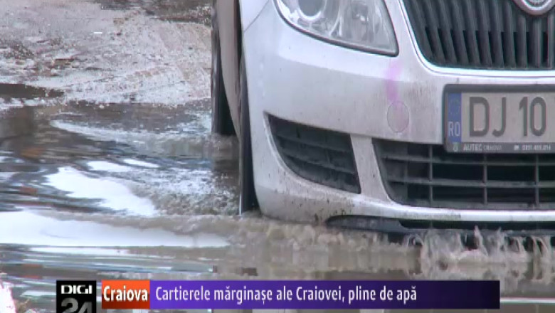 Cartierele marginase ale Craiovei, pline de apa Imagine