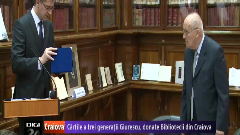 Cartile a trei generatii Giurescu, donate Bibliotecii din Craiova   Imagine