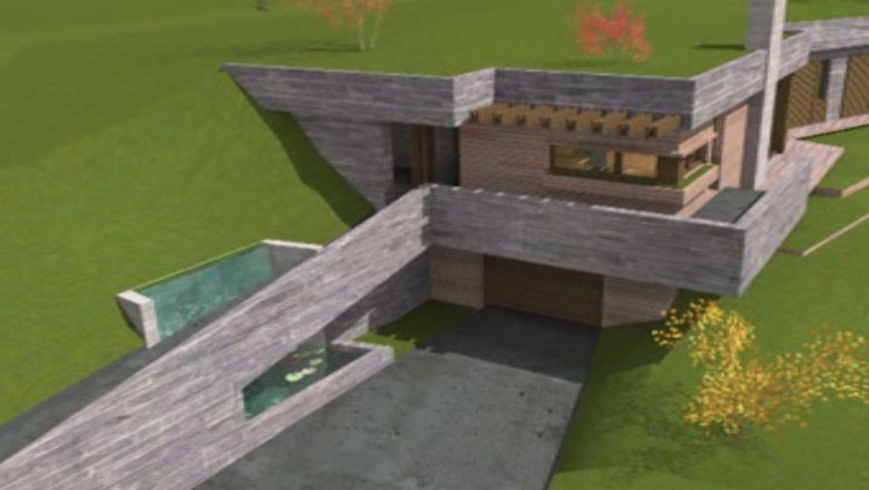 Casa hobbit unicat in Romania, construita la Iasi  Imagine