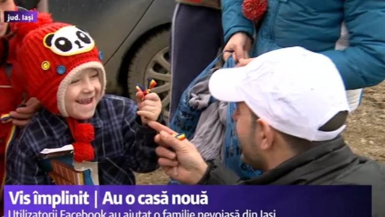 Casa Share. Un tata si sase copii au o locuinta noua construita cu ajutorul Facebook Imagine