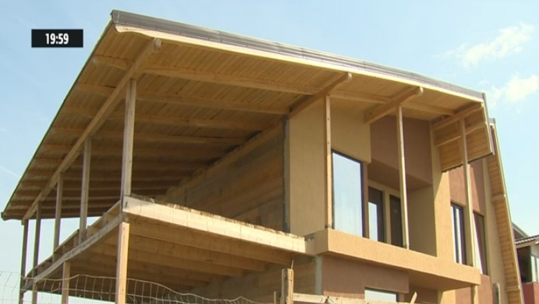 Case de lemn, la pret de apartament cu doua camere Imagine