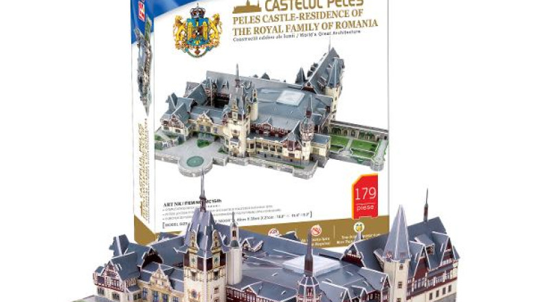 Castelul Peles va fi disponibil sub forma unui puzzle 3D Imagine
