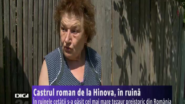 Castrul roman de la Hinova, in ruina. In ruinele cetatii s-a gasit cel mai mare tezaur preistoric din Romania Imagine