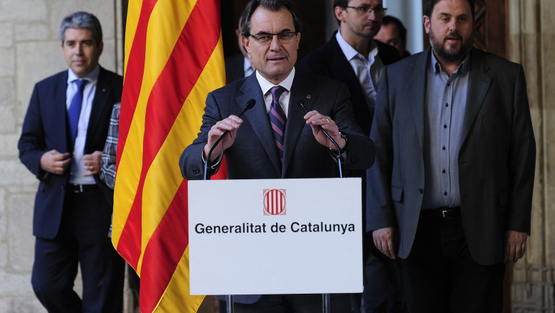 Catalanii vor merge la primul referendum pentru independenta anul viitor. Guvernul spaniol se opune Imagine