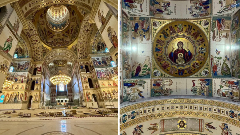 Catedrala Mantuirii Neamului, primele imagini din interior. Sute de mii de credinciosi sunt asteptati la sfintirea edificiului Imagine