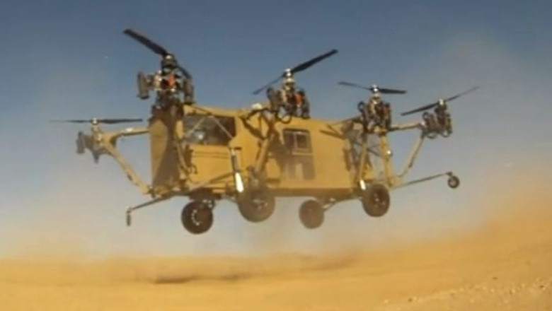 „Cavalerul Negru”. Noul vehicul al armatei SUA, o combinatie intre elicopter si masina 4X4 Imagine