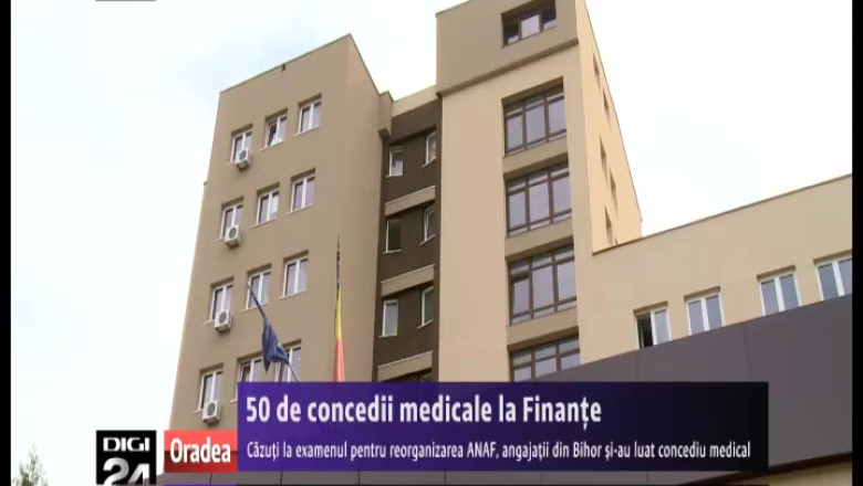 Cazuti la examenul pentru reorganizarea ANAF, 50 de angajati ai Finantelor Bihor si-au luat concediu medical Imagine