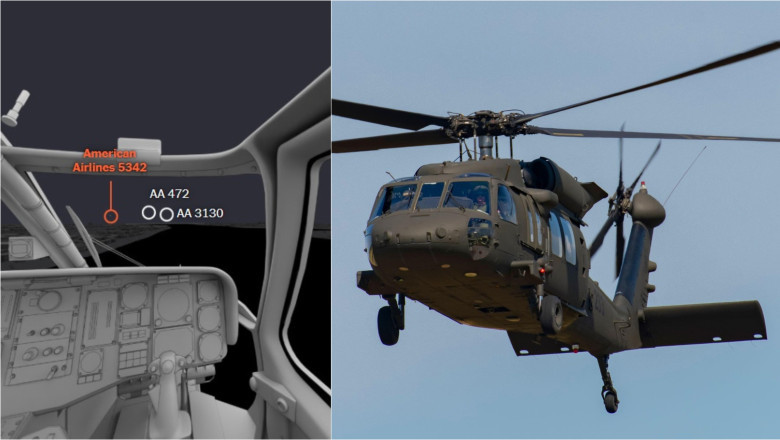 Ce a provocat coliziunea in aer dintre un avion de pasageri si un elicopter Black Hawk, din ianuarie, la Washington Imagine