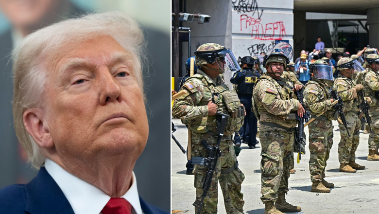 Ce a raspuns Trump, intrebat daca va invoca Legea Insurectiei dupa protestele violente din Los Angeles Imagine