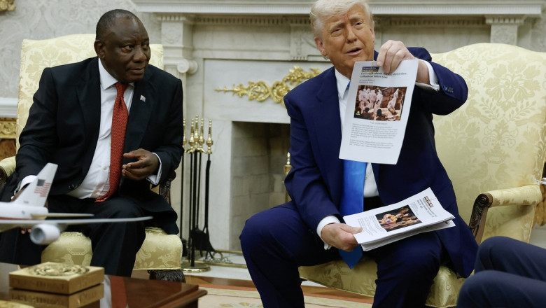 „Ce altceva ar fi putut face Cyril?” Sud-africanii lauda calmul presedintelui lor dupa ambuscada intinsa de Donald Trump la Casa Alba Imagine
