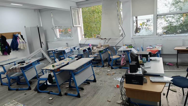 Ce arata raportul Inspectoratului de Stat in Constructii despre pagubele produse liceului Bolintineanu de explozia din Rahova Imagine