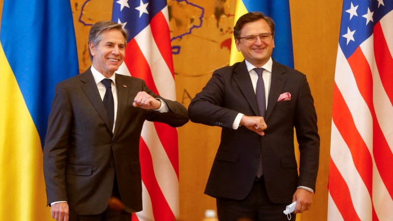 Ce au discutat Antony Blinken si Dmitro Kuleba, la o zi dupa conversatia secretarului american de stat cu Serghei Lavrov Imagine