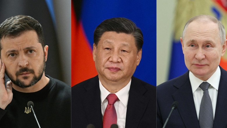 Ce avertisment i-a transmis Zelenski lui Xi Jinping cand au discutat la telefon Imagine