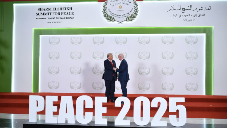 Ce cauta seful FIFA, Gianni Infantino, la summitul de la Sharm el-Sheikh, pentru pacea in Gaza Imagine