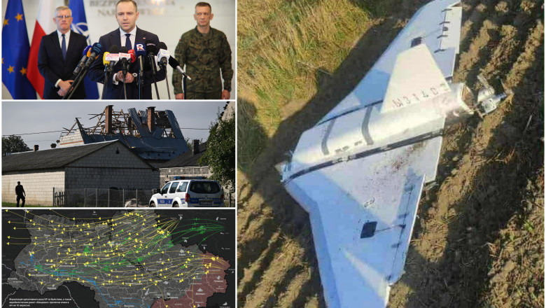 Ce fel de drone au fost doborate in Polonia si cum au ajuns acestea pe teritoriul NATO Imagine