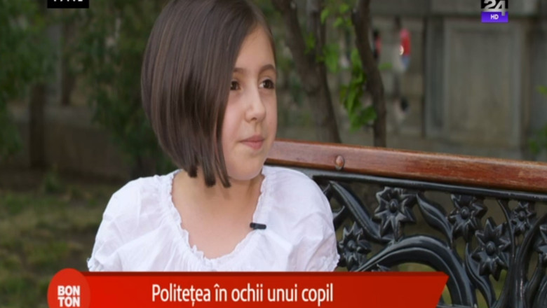 Ce inseamna politetea pentru Miruna, cel mai tanar reporter din Romania Imagine