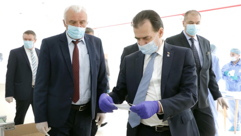 Ce s-a ales de fabrica de masti sanitare inaugurata de fostul premier Ludovic Orban in pandemie: „Pierdere totala” Imagine