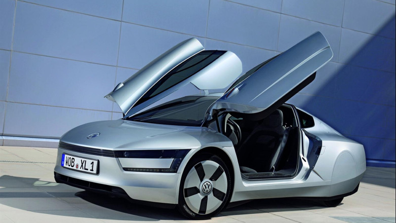 Cea mai eficienta masina din lume. Volkswagen XL1 consuma 0,9 litri de motorina la suta de kilometri Imagine