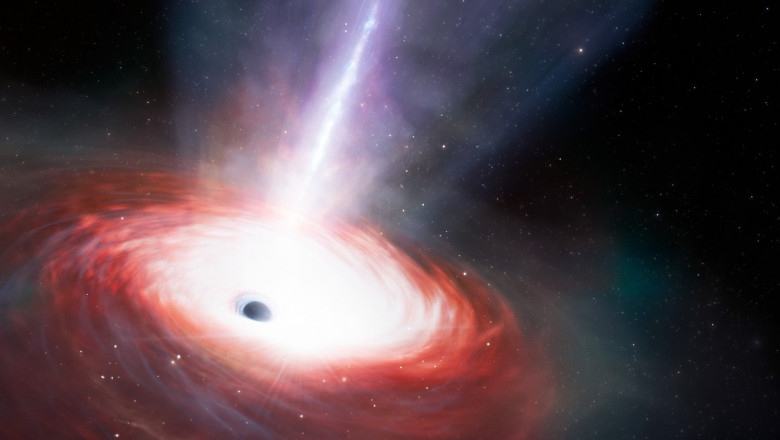 Cea mai „flamanda” gaura neagra din universul timpuriu, descoperita cu telescopul James Webb. Creste mai rapid decat se credea posibil Imagine
