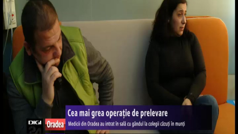 Cea mai grea operatie de prelevare. In seara accidentului aviatic din Apuseni, Medicii din Oradea au intrat in sala cu gandul la colegii cazuti in munti Imagine