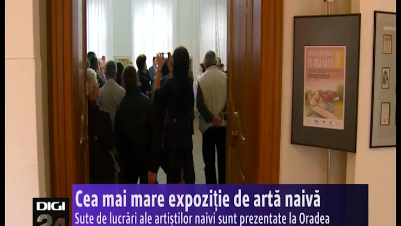 Cea mai mare expozitie de arta naiva a fost deschisa la Oradea Imagine