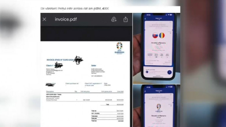 Cea mai noua escrocherie din online: Tepe cu bilete la meciurile Romaniei de la EURO 2024. Cum actioneaza escrocii Imagine