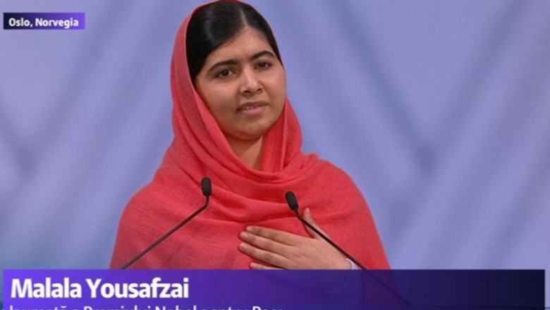 Cea mai tanara laureata a premiului Nobel pentru Pace din istorie si-a primit recompensa Imagine