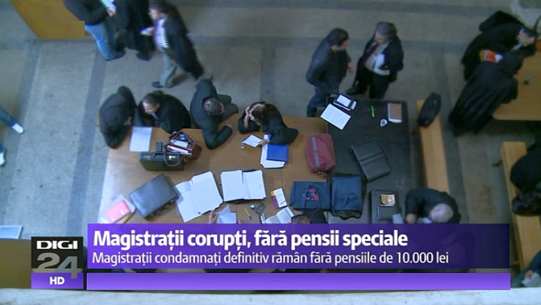 Cearta pe pensiile magistratilor corupti. Anularea drepturilor nu se va face de la data pensionarii, ci de la data condamnarii Imagine