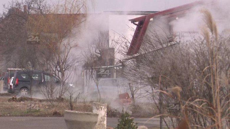 Ceata fierbinte pe una din strazile Timisoarei. Care este explicatia fenomenului Imagine