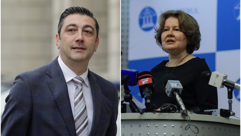 Cei doi candidati pentru functia de procuror general al Romaniei sustin interviul la Ministerul Justitiei Imagine