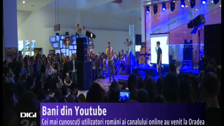 Cei mai cunoscuti utilizatori romani ai canalului Youtube au venit la Oradea Imagine