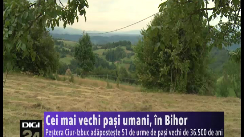Cei mai vechi pasi umani, in Bihor. Pestera Ciur-Izbuc adaposteste 51 de urme de pasi vechi de 36.500 de ani Imagine