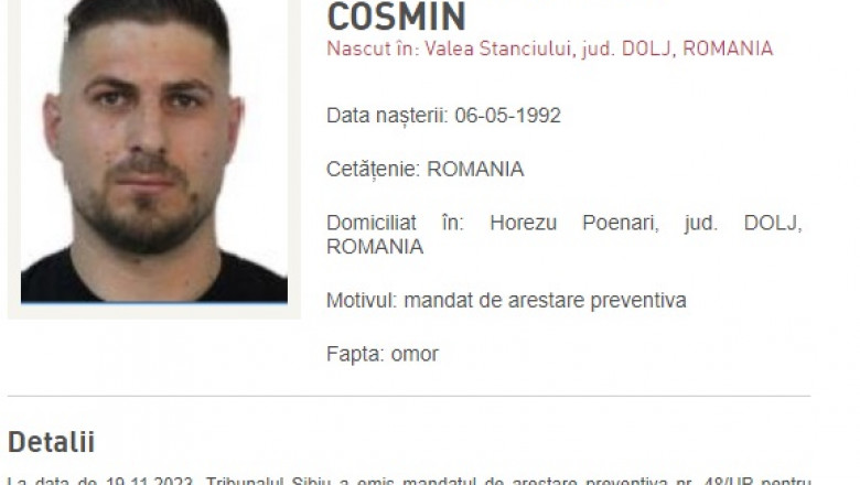 Cel de-al treilea suspect in crima de la Sibiu a mai fost in inchisoare. Mama lui spune ca nu a mai vorbit cu el de 20 de ani Imagine