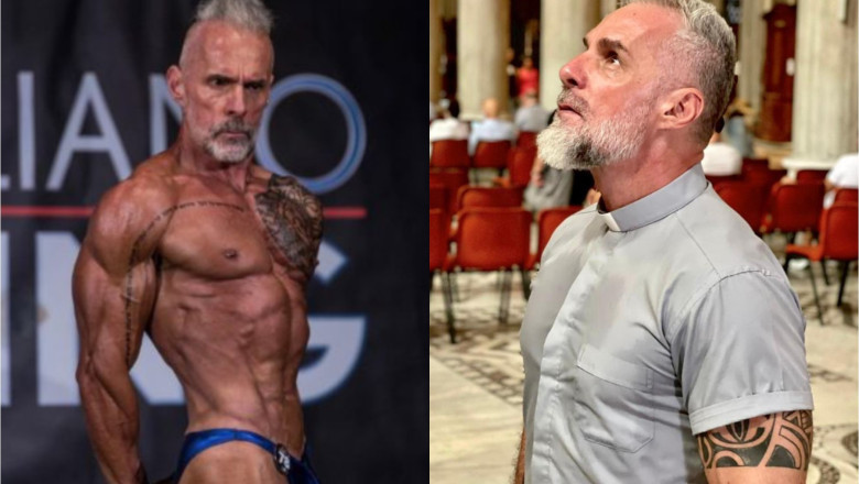 Cel mai cunoscut preot din Italia este un culturist tatuat, vedeta pe Instagram. El promoveaza teologia pop Imagine