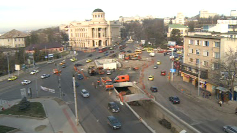Cel mai mare santier din Iasi ramane deschis peste iarna. Lucrarile se vor finaliza la vara, in cel mai bun caz Imagine