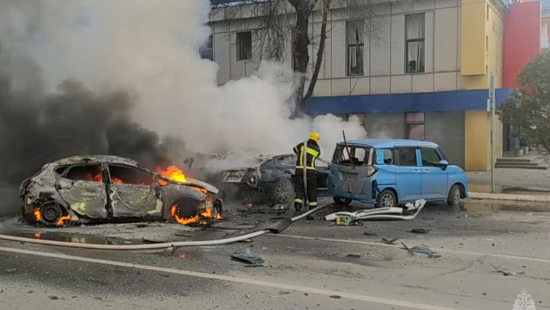Cel putin 14 morti si peste o suta de raniti dupa ce ucrainenii au bombardat regiunea Belgorod. Rusia jura ca se va razbuna Imagine