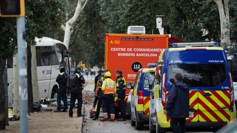 Cel putin 34 de raniti, intre care 4 in stare grava, intr-un accident in care au fost implicate doua autocare, la Barcelona Imagine