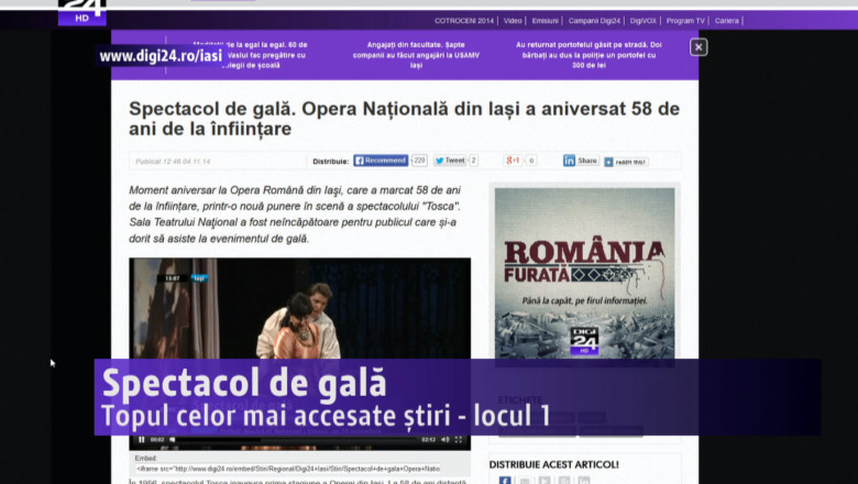 Cele mai accesate stiri ale saptamanii de pe digi24.ro/iasi Imagine