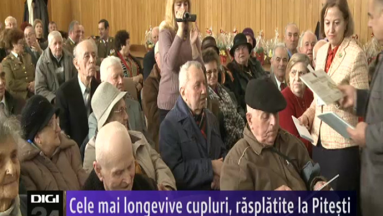 Cele mai longevive cupluri, rasplatite la Pitesti Imagine