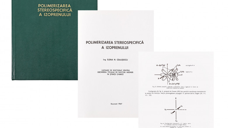 Celebra teza de doctorat semnata de Elena Ceausescu si sapca lui Nicolae Ceausescu sunt scoase la licitatie Imagine