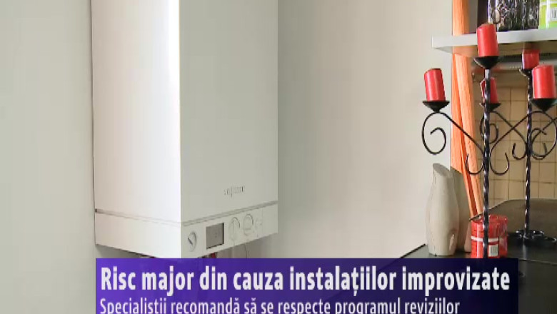 Centrale termice. Risc major din cauza instalatiilor improvizate. Specialistii recomanda sa se respecte programul reviziilor. Imagine