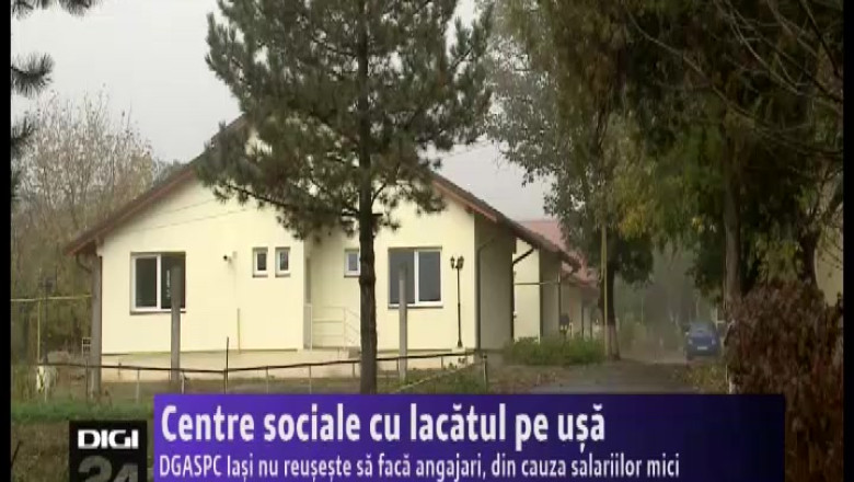 Centre sociale cu lacatul pe usa. DGASPC Iasi nu reuseste sa faca angajari, din cauza salariilor mici Imagine