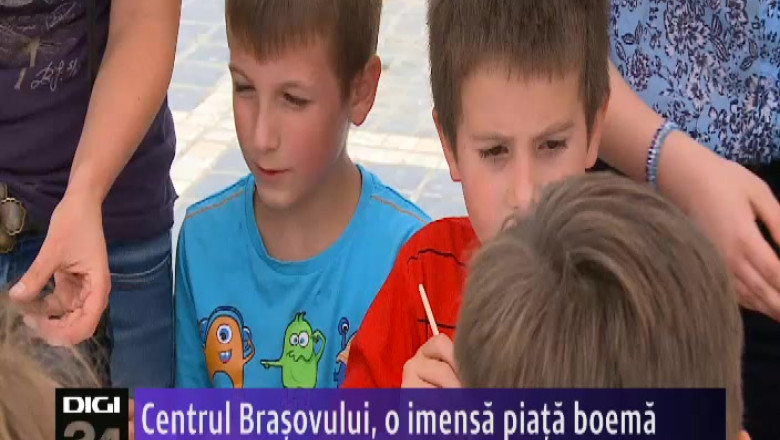 Centrul Brasovului, o imensa piata boema Imagine